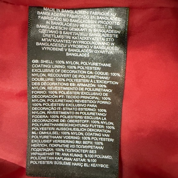 The North Face Resolve 2 Jacket Womens Small Pomegranate Red Rain NF0A2VCUR61-S - Picture 6 of 7